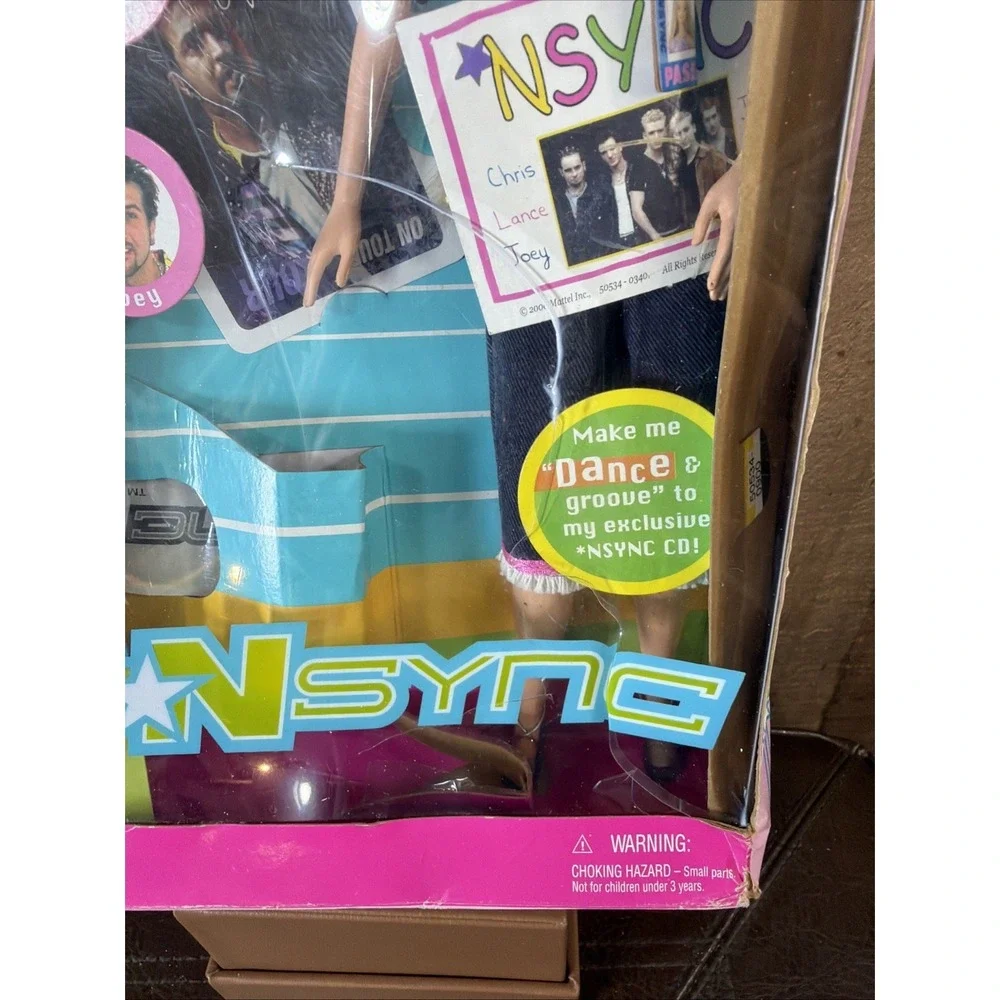 VTG 2000 NSYNC #1 Fan Barbie Doll Collector Cards Mattel Opened Box Missing CD